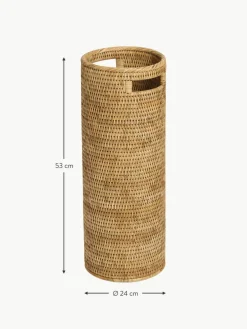 Handgefertigter Regenschirmständer Güle aus Rattan