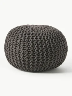 Handgefertigter Strickpouf Dori