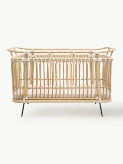 Handgefertigtes Babybett Paul aus Rattan