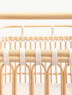 Handgefertigtes Babybett Paul aus Rattan