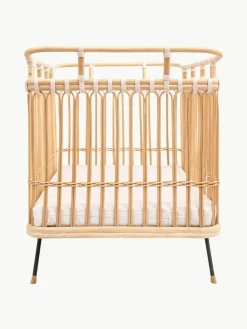 Handgefertigtes Babybett Paul aus Rattan