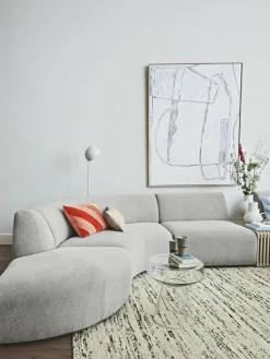 Handgefertigtes Baumwoll-Kissen Striped