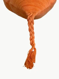 Handgefertigtes Baumwoll-Kuschelkissen Cathy the Carrot