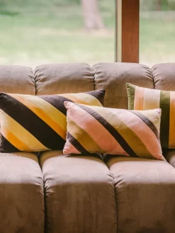 Handgefertigtes Baumwoll-Kissen Sunkissed