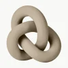 Handgefertigtes Deko-Objekt Knot, H 9 cm