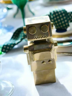 Handgefertigtes Deko-Objekt Back to the Future aus Messing