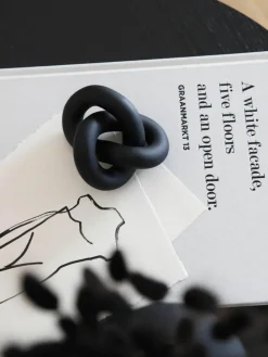 Handgefertigtes Deko-Objekt Knot, H 6 cm