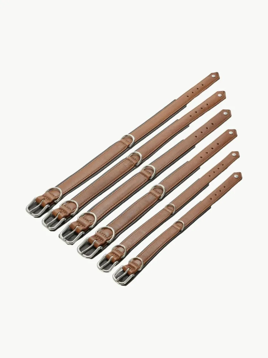 Handgefertigtes Haustier-Halsband Amici aus Nappaleder, in verschiedenen Größen