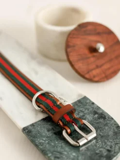 Handgefertigtes Haustier-Halsband Baseball, in verschiedenen Größen