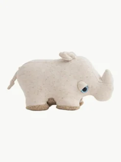 Handgefertigtes Kuschelkissen Savanah Rhino