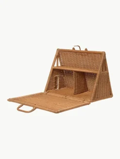 Handgefertigtes Spielhaus A-house aus Rattan