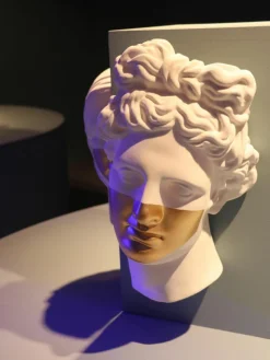 Handgefertigtes Wandobjekt Apollo mit Wandschalen-Funktion