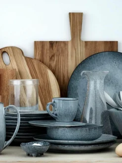 Handgemachte Dipschalen Nordic Sea, 4 Stück