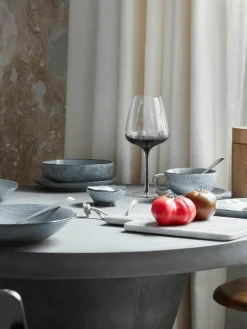 Handgemachte Dipschalen Nordic Sea, 4 Stück