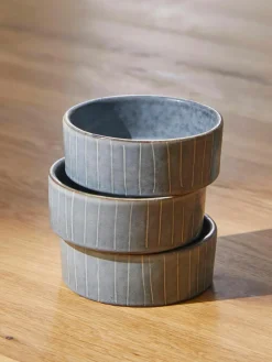 Handgemachte Dipschälchen Nordic Sea, 4 Stück