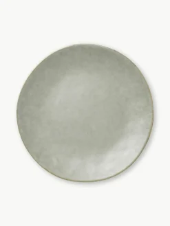 Handgemachte Kuchenteller Nordic Marsh, 4 Stück