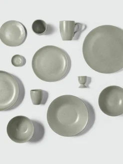 Handgemachte Kuchenteller Nordic Marsh, 4 Stück