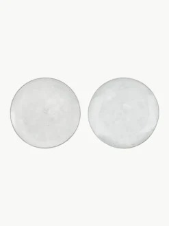 Handgemachte Platzteller Nordic Sand, 4 Stück