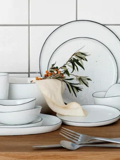 Handgemachte Porzellan-Schalen Salt, Ø 20 cm, 2 Stück