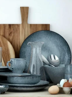 Handgemachte Schalen Nordic Sea, Ø 17 cm, 4 Stück