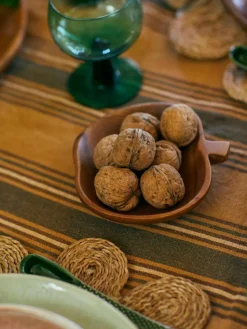 Handgemachte Schälchen Fruit aus Akazienholz, 2 Stück