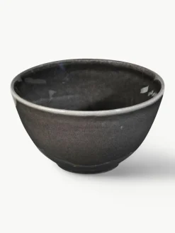 Handgemachte Schälchen Nordic Coal, 4 Stück