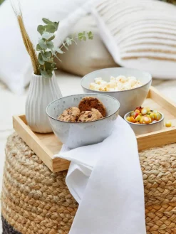 Handgemachte Schälchen Nordic Sand, 4 Stück