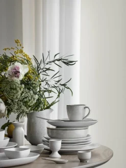 Handgemachte Servierplatte Nordic Sand, L 30 cm