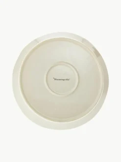 Handgemachte Servierplatte Bea mit Gräser-Motiv