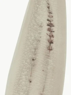 Handgemachte Servierplatte Bea mit Gräser-Motiv