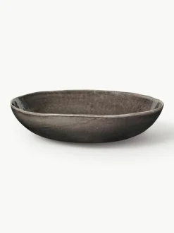 Handgemachte Servierschale Nordic Coal, Ø 34 cm