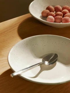 Handgemachte Suppenteller Nordic Sand, 4 Stück