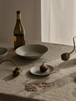 Handgemachte Suppenteller Nordic Marsh, 4 Stück