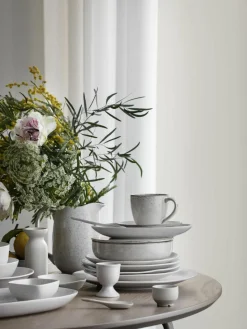 Handgemachte XL Teetassen Nordic Sand, 2 Stück