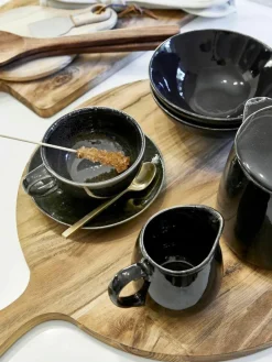 Handgemachtes Milchkännchen Nordic Coal, 300 ml