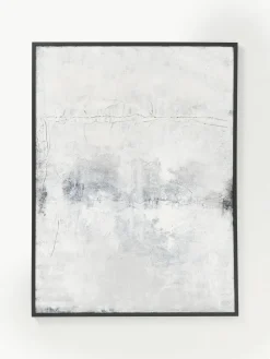 Handgemaltes Leinwandbild Simple Living mit Holzrahmen