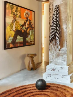 Handgemaltes Leinwandbild Higher mit Holzrahmen