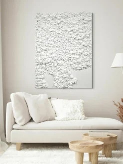 Handgemaltes Leinwandbild Organic in 3D-Optik