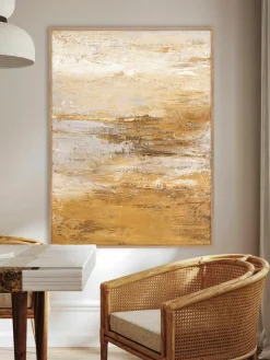 Handgemaltes Leinwandbild Hydrate mit Holzrahmen