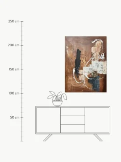Handgemaltes Leinwandbild Rust
