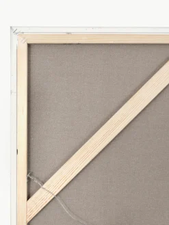 Handgemaltes Leinwandbild Playblack mit Holzrahmen