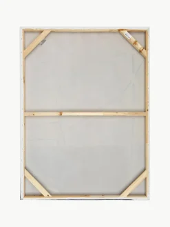 Handgemaltes Leinwandbild Golden Blue II