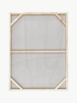 Handgemaltes Leinwandbild Golden Blue I