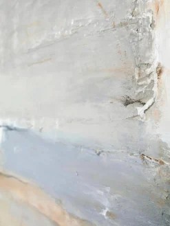 Handgemaltes Leinwandbild Scenario mit Holzrahmen