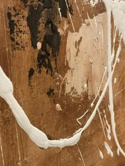 Handgemaltes Leinwandbild Rust