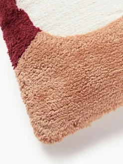 Handgetuftete Kissenhülle Malu mit Verzierungen