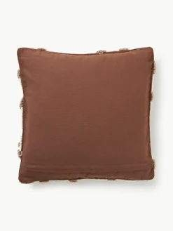 Handgetuftete Kissenhülle Jiri mit Verzierung