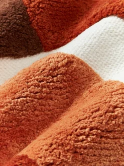 Handgetuftete Kissenhülle Malu mit Verzierungen