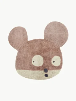 Handgetufteter Kinderteppich Miss Mighty aus Wolle, waschbar