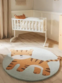 Handgetufteter Kinderteppich Savannah aus Wolle